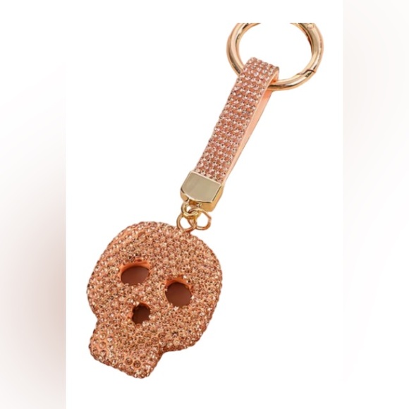 Sparkling Skull Keychain in Black silver rose gold - Picture 5 of 5